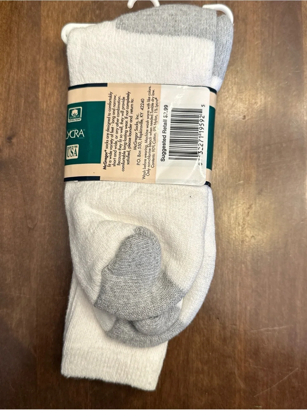 McGregor shoe socks